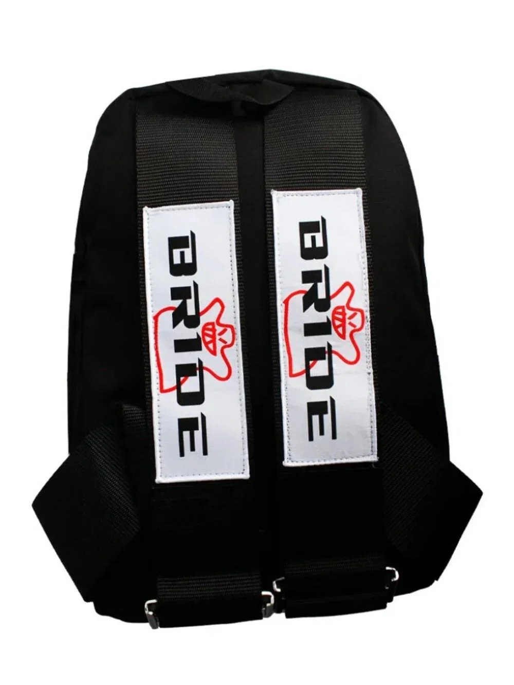 Brand New JDM Bride Racing Black Harness Adjustable Shoulder Strap Backpack